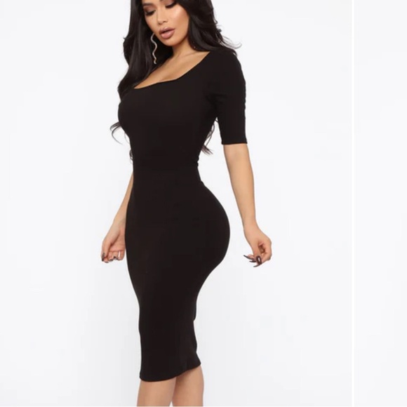 A Little Bossy Midi Dress - Picture 2 of 7